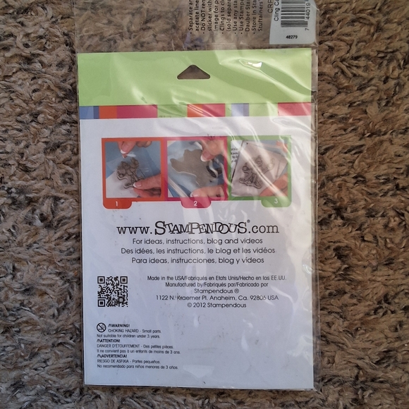 Stampendous cling rubber stamp - Picture 2 of 2